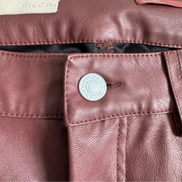 Anthropologie The Ya-Ya Vegan Leather Pant - Picture 6 of 14